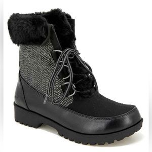 JBU Black and Gray Winter Boots